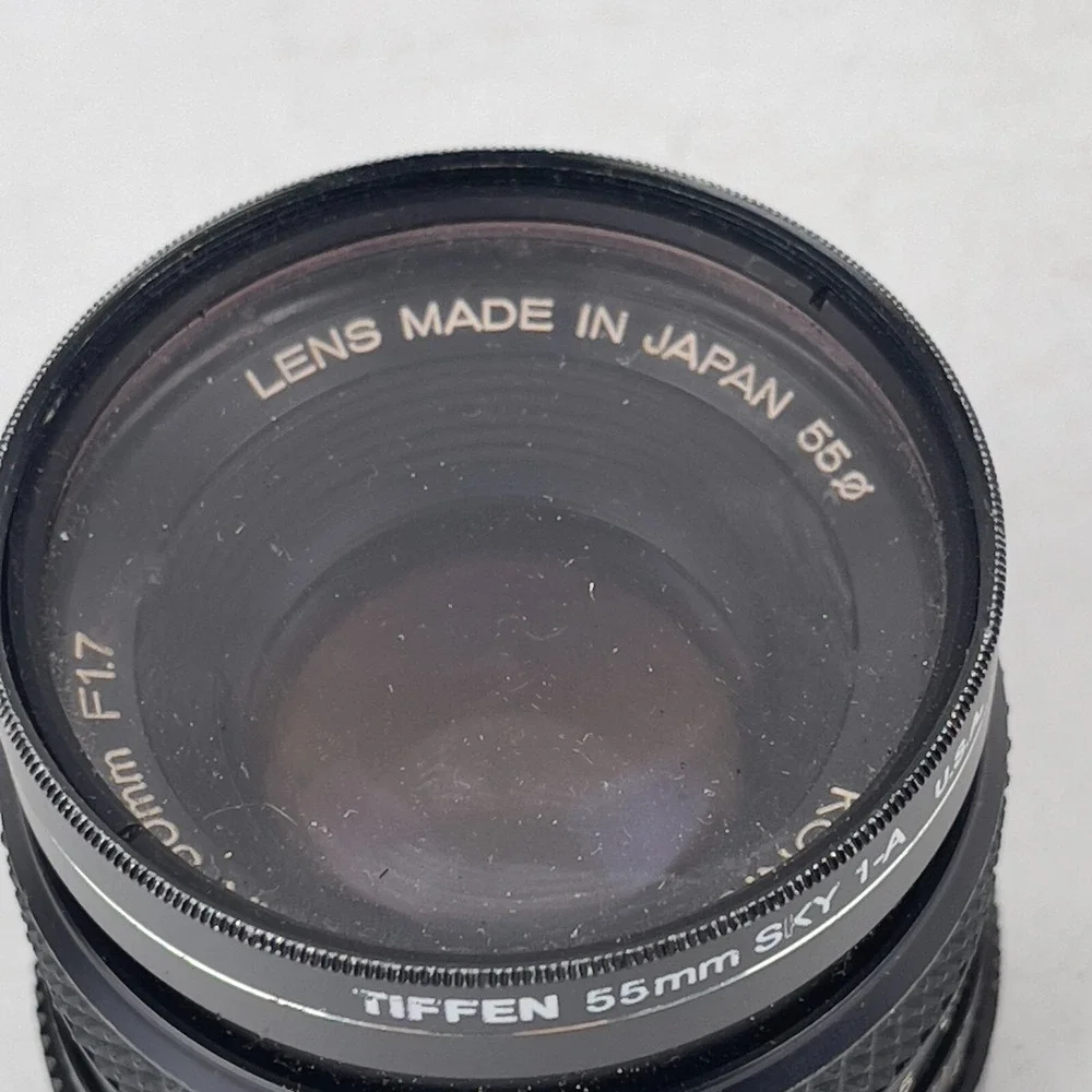 Konica Hexanon AR 50mm F1.7‎ MF Φ55mm Lens For SLR Film Camera - Made In Japan
